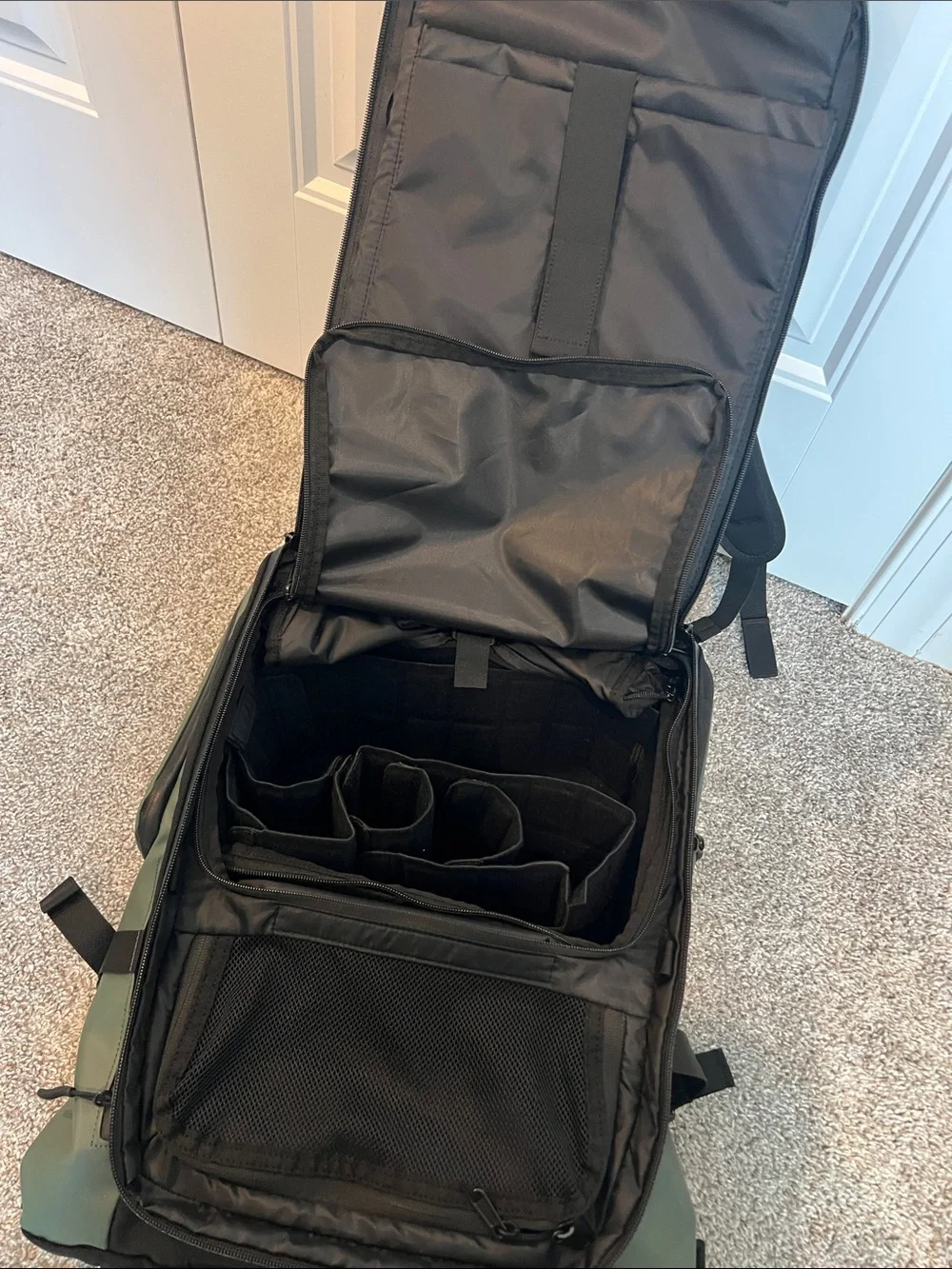 WANDRD PRVKE 21L Camera Backpack Green Roll Top w/ Camera Cube Laptop Travel Bag